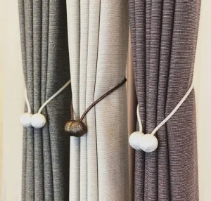 1Pair PearlMagnetic CurtainBuckle4